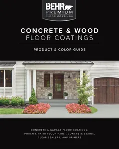 Behr Premium Concrete & Wood Floor Coatings Color Card