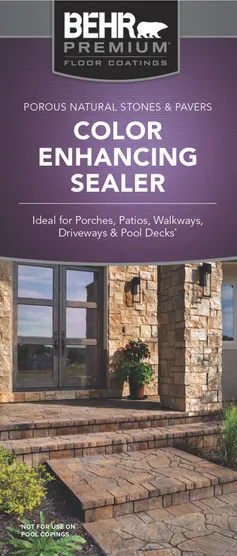 BEHR PREMIUM Color Enhancing Sealer Brochure