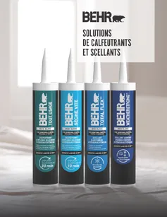 SOLUTIONS DE CALFEUTRANTS ET SCELLANTS