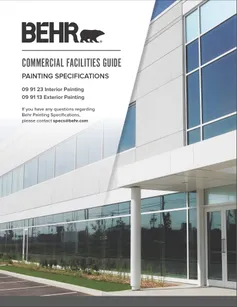 BEHR Pro Commercial Facilities Guide Painting Specifications