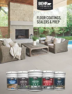 Behr Premium Floor Coatings, Sealer and Prep brochure