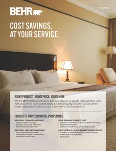 BEHR PRO_Segment Collateral_Hospitality
