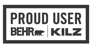 Proud User BEHR KILZ logo blk